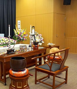 生花祭壇プラン+古式湯灌