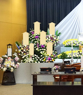 生花祭壇プラン 一般葬