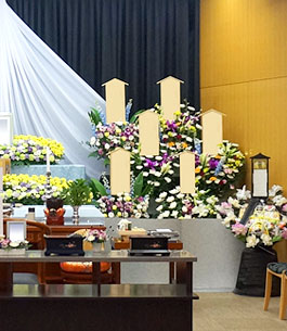 生花祭壇プラン 一般葬