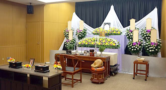 生花祭壇プラン+湯灌の儀式