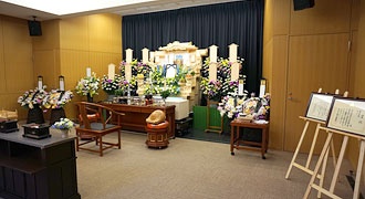 生花祭壇プラン+祭壇生花飾り