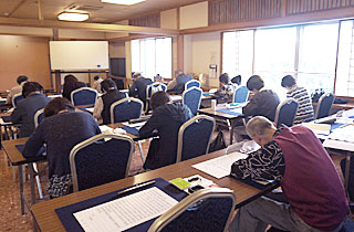 写経会の様子