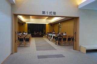 午後の部:斎場職員による概要説明
